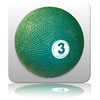 Ex Demo Live Medicine Ball superGrip 3.0kg - SAVE $20