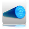 Bulk - Physio Rollers - Long Round Blue - SAVE $20 each Roller (Box of 6)