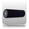 PhysioRoller 10cm Diam - Short - Black