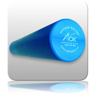 PhysioRoller 15cm Round - Long - Blue